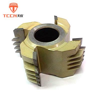 China Yellow or Customized TCCN Tungsten Carbide Shaper Cutters Head Wood Cutter For Wood Cutting for sale