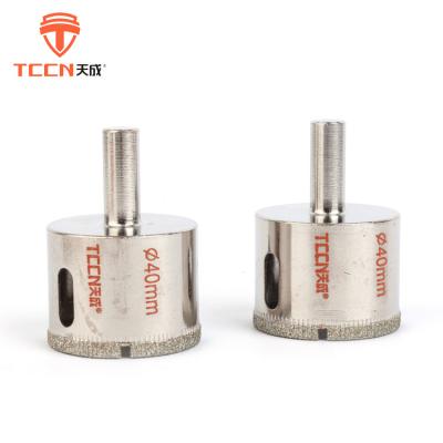 China Cheap Granite Glass Marble Drilling TCCN Products For Sale 40mm Or Customized Marble Diamond Tip Core Drill Bit for sale