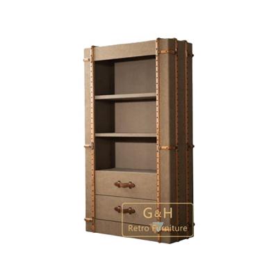 China Vintage Expandable Industrial Bookshelf Cheap Bookcase Bookcases for sale