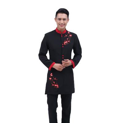 China restaurant & Wholesale Bar Receptionist Hotel Uniform For Reception Staff Waiter Uniform Design for sale