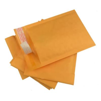 China Good Protective Wholesale Customized Printed Kraft Bubble Wrap Bubble Bags for sale