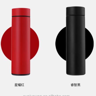 China XIMAO LED Vacuum Flasks Temperature Display 304 Stainless Steel PORTABLE Intelligent Thermos Portable Smart Water Bottle for sale