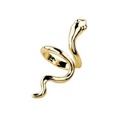 China TRENDY Fashion Jewelry 18K Gold Plated Snake Shaped Rings From Jewelry Factory for sale