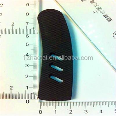 China Adjustable viable injection hook cuff tag/hook and loop slevve cuff tag/molded hook sportswear cuff tag for sale