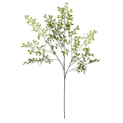 China Outdoor Indoor Decoration Green Nandina Faux Branches for Vase Artificial Plants for Shop Garden  Home Decor for sale