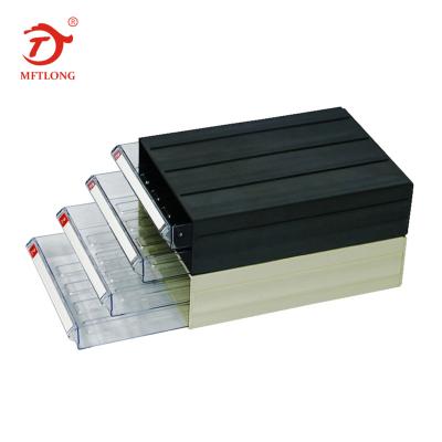 China Small Plastic Organizer Plastic Drawer Storage Box Drawer With Your Office Stationery for sale