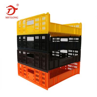 China MFTLONG Mesh Food Grade Bakery Food Bread Crate High Quality Plastic Stackable Basket for sale