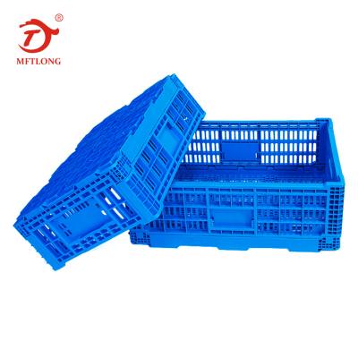 China MFTLONG box strong plastic material and foldable stackable plastic crate for sale