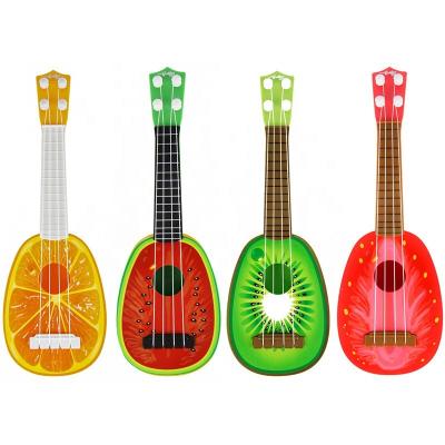 China Toy Wholesale Cartoon Toy Wholesale Custom Logo Hot Selling Colorful Early Educational Baby Guitar Musical Instruments For Home School for sale