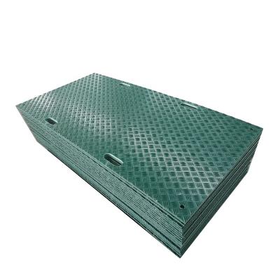 China PE temporary road/pavement access and ground protection for events uhmwpe 4x8 heavy duty plastic hdpe construction excavator road mats flood ground floor mat for sale