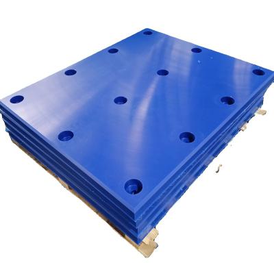 China Low Friction Coefficient Customized Marine Fender Pads / Marine PE Pad For Rubber Fender Supplier, China UHMW PE Pad Manufacturer for sale