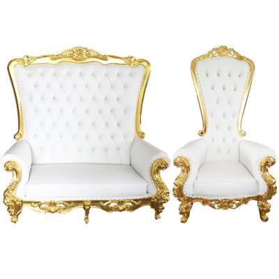 China Modern Royal Chairs Luxury Wedding King Throne Chair For Wedding for sale