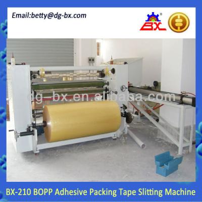 China BX-210 Jumbo Roll Material Adhesive BOPP Tape Making Machine/Carton Sealing Container Machine/Packing Machine (Best Manufacturer In Dongguan) for sale