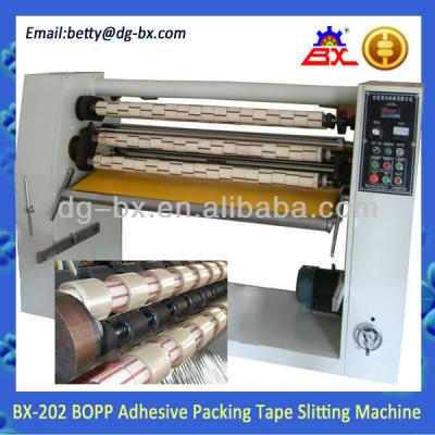 China BX-202 Large BOPP Jumbo Roll Material Roll BOPP Packing Tape Slitting Machine (Slitting Scotch Tape Machines) for sale