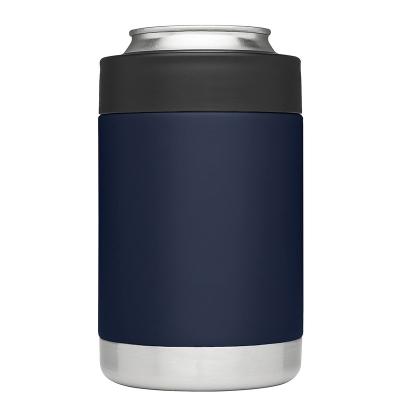 China Viable Wholesale Beer Can Cooler 12oz Vacuum Insulated Stainless Steel Cola Can Holder for sale