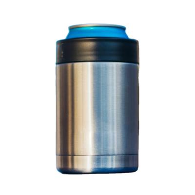 China Slim Design OEM Beer Can Cooler Double Wall Stainless Steel Viable Insulator 12oz 16oz Vacuum for sale