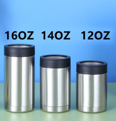 China Sustainable OEM Design 12/14/16 Ounce Can Beer Keepers Stainless Steel Vacuum Insulated Stubby Coolers for sale