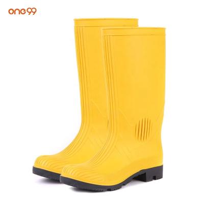 China One99 Steel Toe Custom Waterproof Duck Hunting Outdoor Safety Rubber Rain Boots for sale