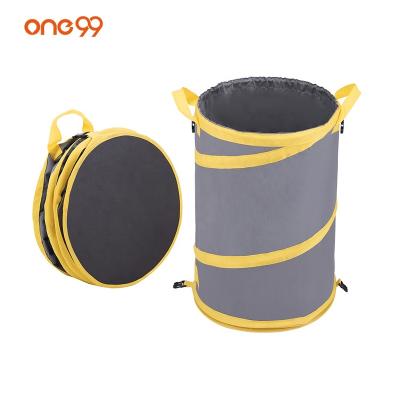 China One99 Durable Custom Automatic Lawn Leaf Garden Bag Eco-friendly Folling Collector 30 Gallon Garden Leaf Waste Leaf Collapsible Bag Bucket for sale