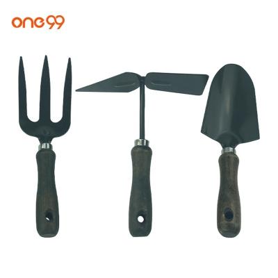 China One99 Garden Tool 3 Pieces Garden DIY Tools Kit Custom Wooden Gardening Tools for sale