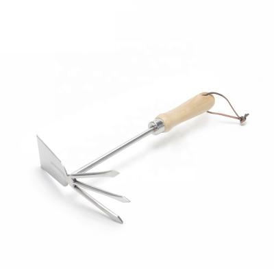 China one99 gardening gift tool planting garden stainless steel cultivator tool hand hoe for sale