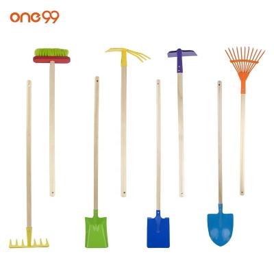 China one99 Kindergarten Tool Kit Long Kindergarten Tool Kit Toys 8pcs Kindergarten Kindergarten Wooden Wholesale Custom DIY Tools for sale