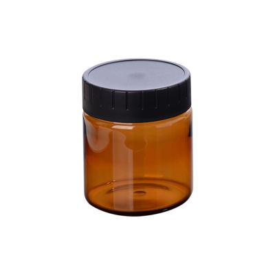 China Wholesale Empty Different Capacity 50ML 80ML 100ML 120ML 150ML 200ML 250ML Cosmetic Cream PET Plastic Jar With PET Lid for sale