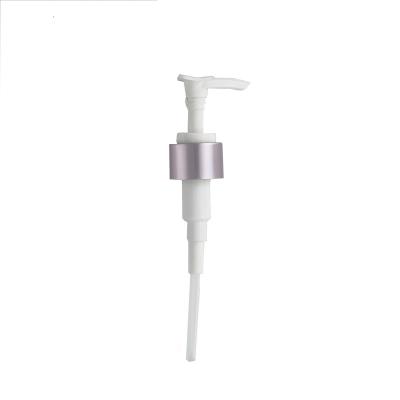 China Non Puddle Factory Price 24/410 Rose Gold Anodized Aluminum Plastic Lotion Pump/Liquid/Hand Soap Dispenser Pump Cap for sale