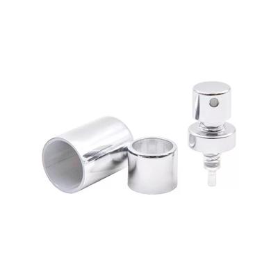 China Non Spill FEA 13mm Hand Crimp Aluminum Perfume Pump Sprayer 15mm With Collar Cap for sale