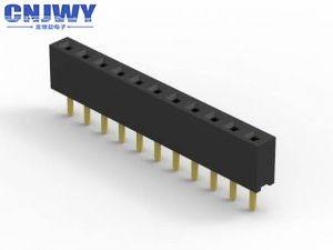 Cina Single Row 40 Pin Female Connector, Plastic Square Pin Female Header Socket in vendita