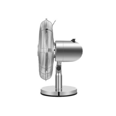 China Durable Fashionable Retro Style Excellent Quality Metal Chrome Metal Stand Electric Fan for sale