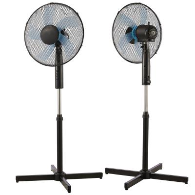 China Best Selling Summer Cross Base PP Plastic Fan For Home Excellent Quality Stand Fan 16 Inch for sale