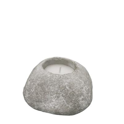 China home decoration small size table decorative concrete candle holders for sale for sale