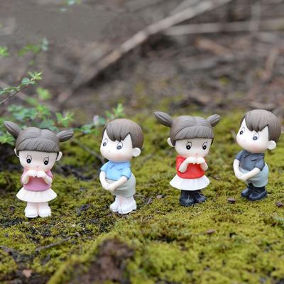 China Hand Painting Miniatures Fairy Cartoon Garden Cute Baby Doll Mini DIY Mini Garden for sale