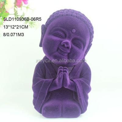 China China Decors Indoor Polyresin Purple Assembled Baby Buddha Statue for sale