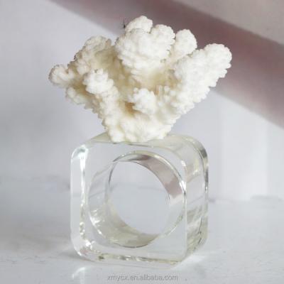 China China White Artificial Resin Coral Reefs Ornament Home Decoration for sale