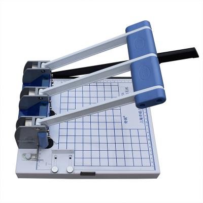 China Office Essential Manual Three Hole Punch Paper Drilling Machine for Paper Punching for sale