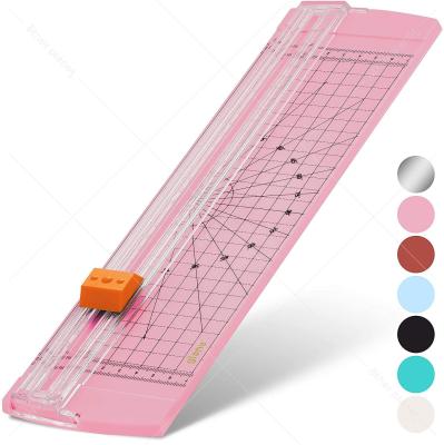 China Cutting Paper Photo Card A4 Paper Trimmer Handwork Multi Color ABS Mini Paper Cutter for sale