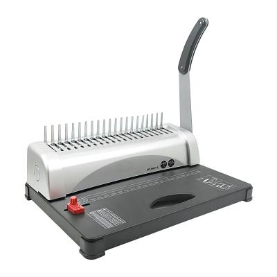 China 21 Holes Comb Book Binding Machine with Guaranteed Rubber Ring and Professional Design for sale