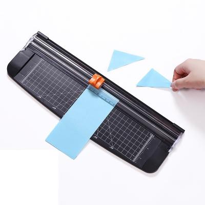 China Straight Cut ABS Plastic Paper Cutter Manual Guillotine Cutter Paper Knife Trimmer for sale