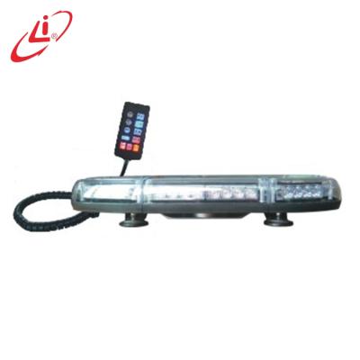 China LIYI Ambulance Trucks Waterproof LED Mini Light Bars With 8 Warning Tones 640*360*180MM for sale