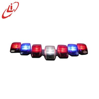 China PC LYAF V Shape Seven LED Hardware Module With Speaker For Police Car for sale