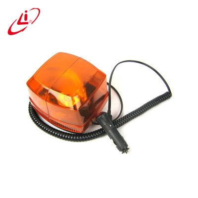 China High Impact PC LIYI Auto Strobe Magnetic Warning Light Cost Effective Magnetic Rotary Beacon for sale