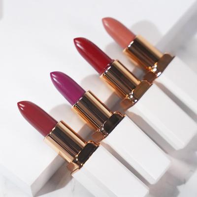 China Matte Lipstick Color Non Stick Vegan Waterproof Custom Cup Nude Lipstick Supplier for sale