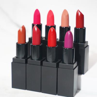 China Custom Private Label Dye Makeup Lipstick High Waterproof Waterproof Matte Long Lasting Vegan Lip Stick Wholesale for sale