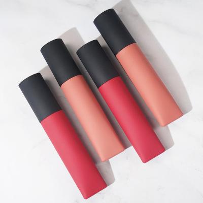 China Moisturizing Private Label Moisturizing Matte Finish Nude Glossy Lip Gloss Long Wearing Non Sticky Lip Gloss for sale