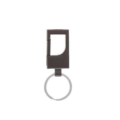 China Hot High Quality Rectangle Metal Carabiner Promotion Gift Sale Key Chain For Car Key Ring Zinc Alloy Key Chain for sale