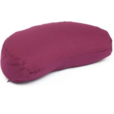 China Anti Dust Mite Ergonomic Organic Half Moon Meditation Cushions For Meditation for sale