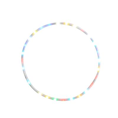 China High Quality Round Polynesian Plastic Polynesian Dance Hoops With Led Lights Garage for sale