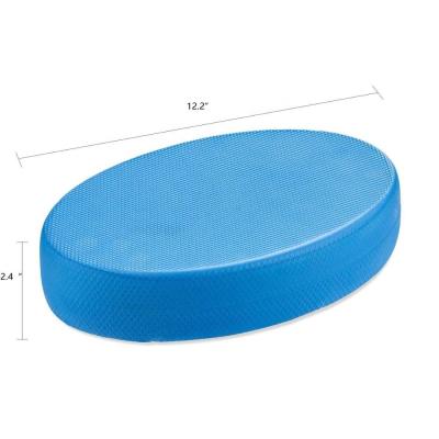 China Non-slip Soft Soft Foam Strip Oval Shape Yoga Cushion Balance Pad Balance Board For Fitness for sale